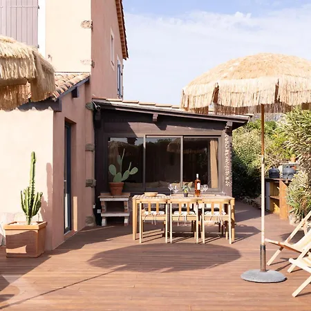 Apartamento House In Sainte-maxime With Private Big Terrace And Only A 1-minute Walk To The Beach, Domaine L'oiseau Bleu *
